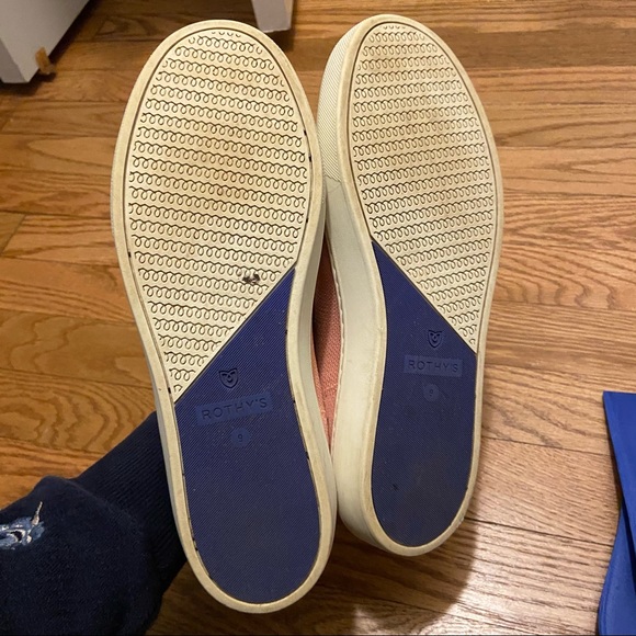Rothy’s The Sneaker in Coral, sz 9 - Picture 8 of 9